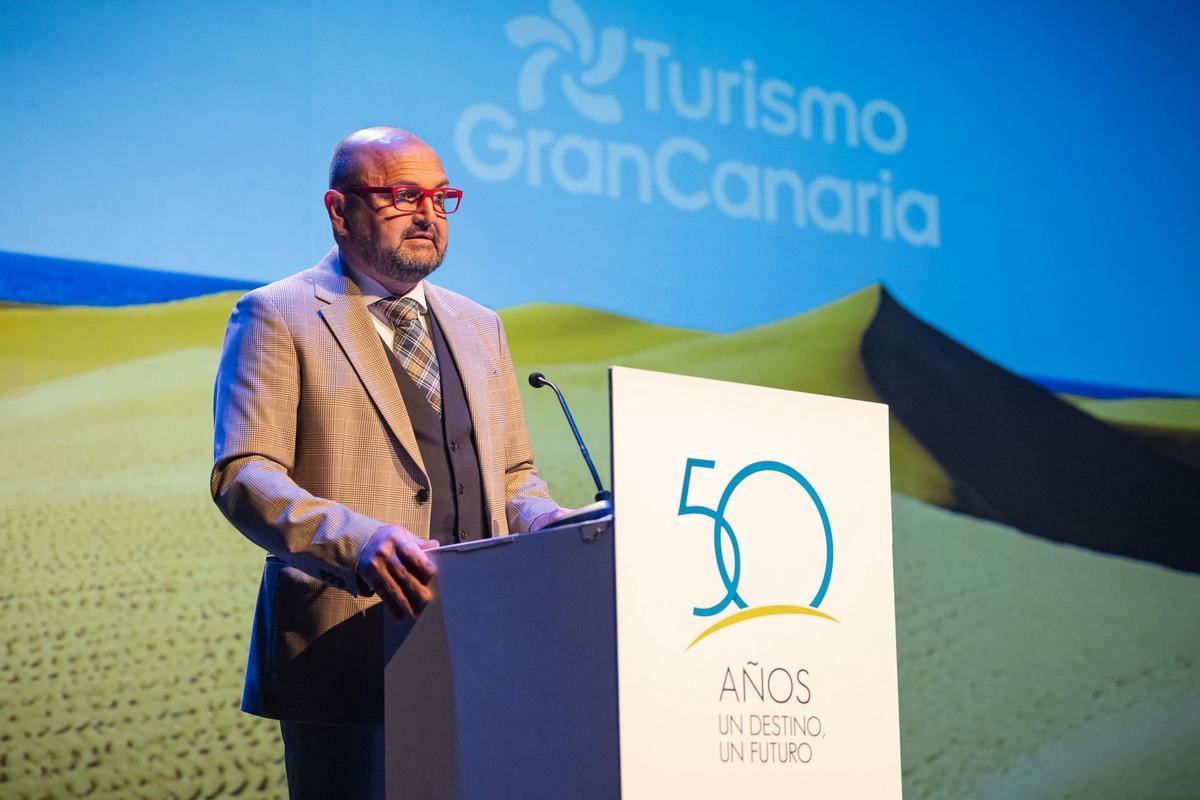 El consejero de Turismo del Cabildo de Gran Canaria, Carlos Álamo.