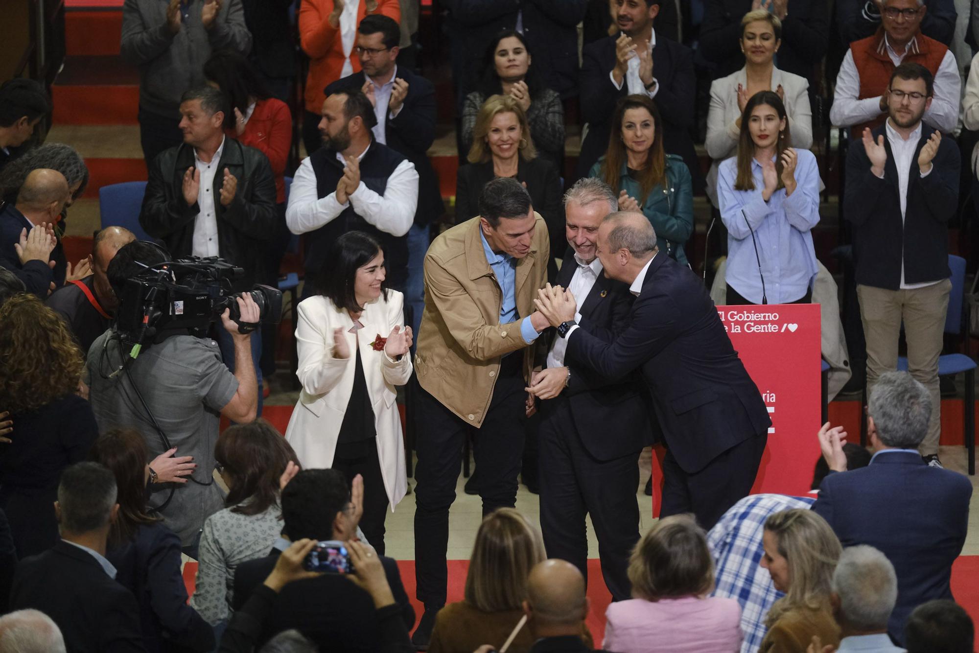 Mitin de Pedro Sánchez en Las Palmas de Gran Canaria