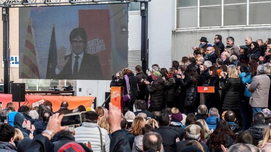 Junts per Cataluña presenta su lista para el 21-D con un mensaje de Puigdemont desde Bruselas