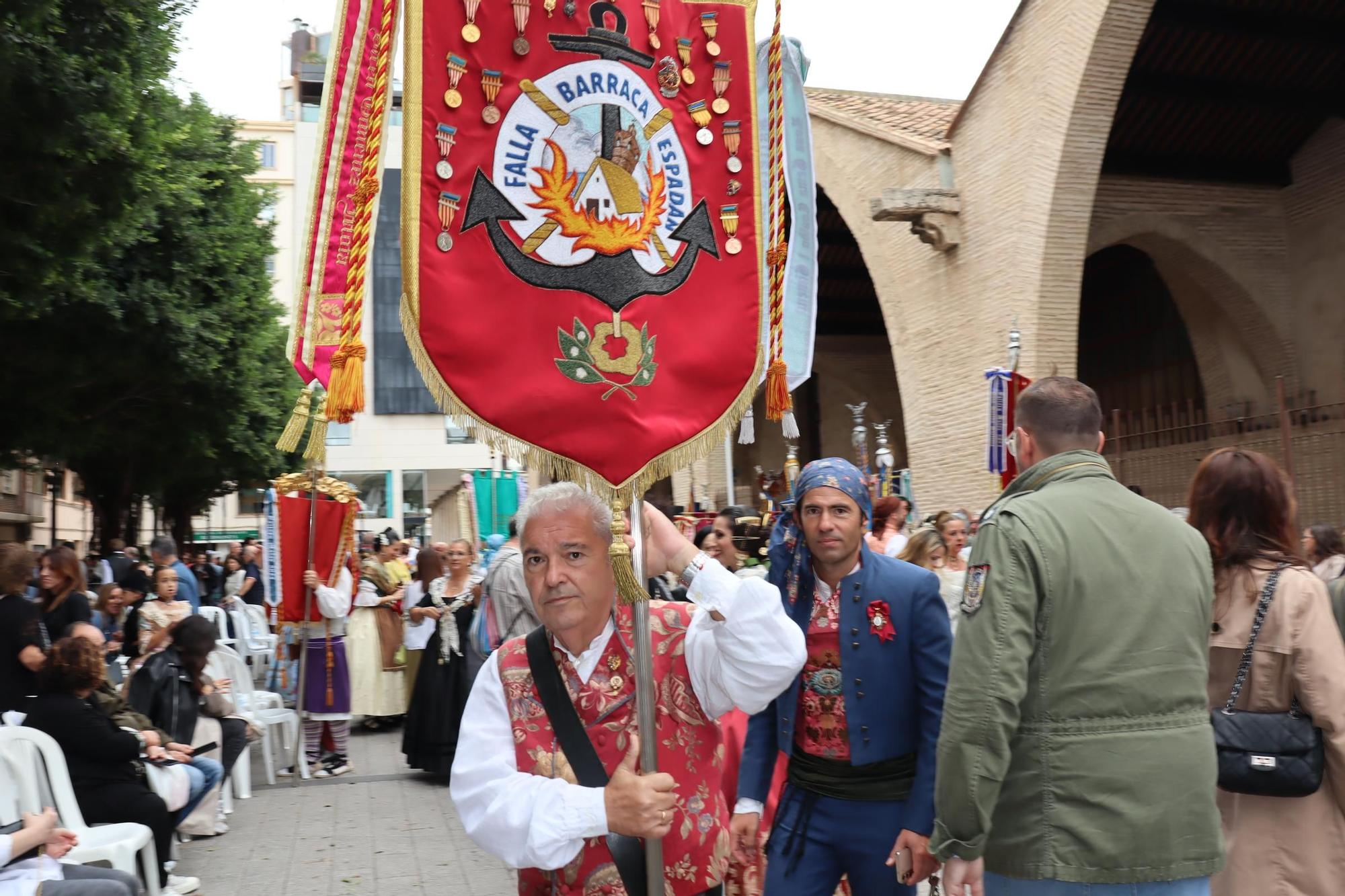 Las comisiones el Marítim, protagonistas en el Homenaje a la Senyera