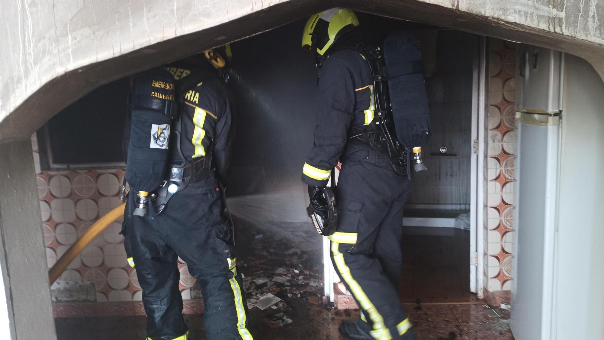 Sofocado un incendio en una vivienda de Agüimes