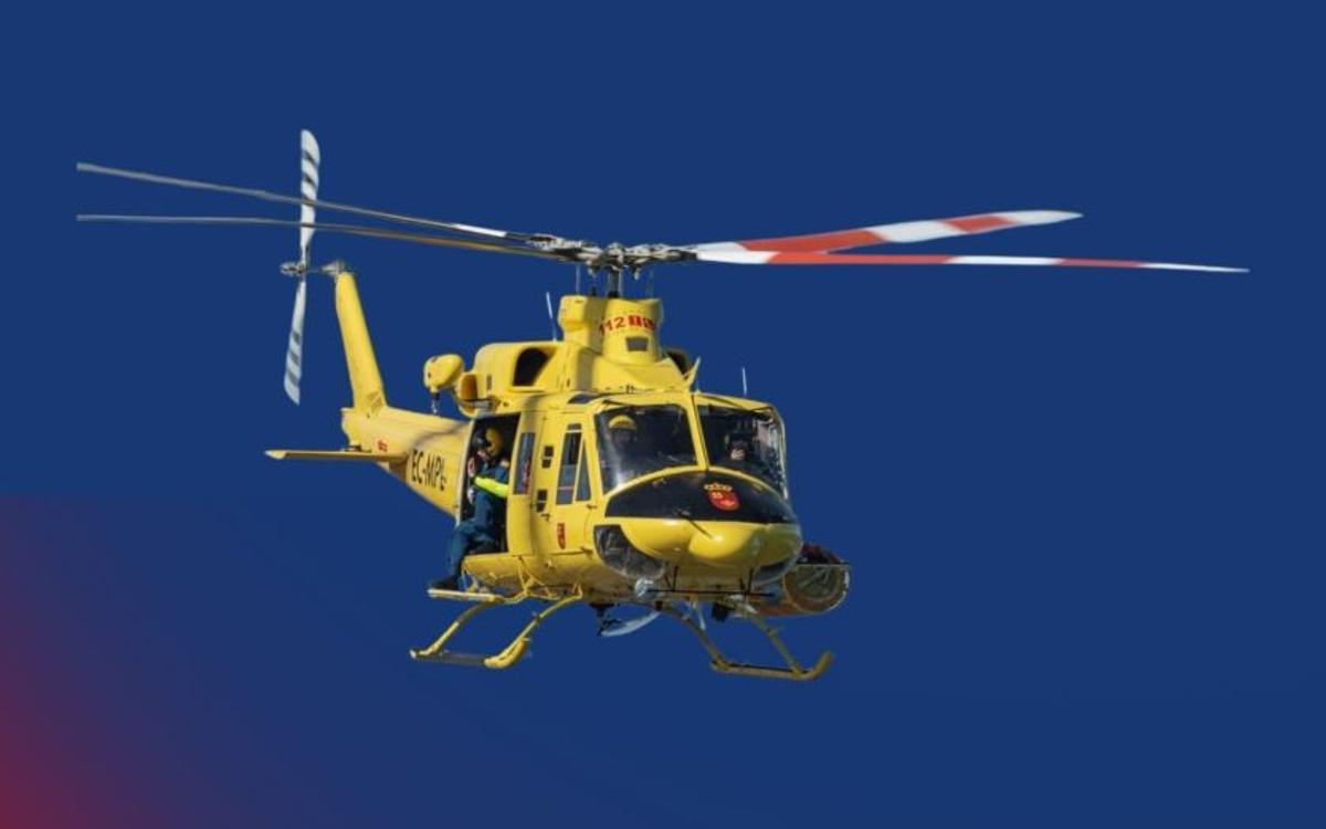 El Bell 412 de la Región de Murcia, helicóptero empleado por los servicios de emergencias