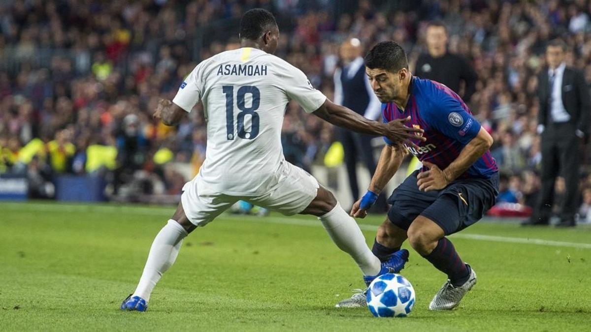 jdomenech45602497 barcelona  24 10 2018   deportes         suarez recorta a as181026175925