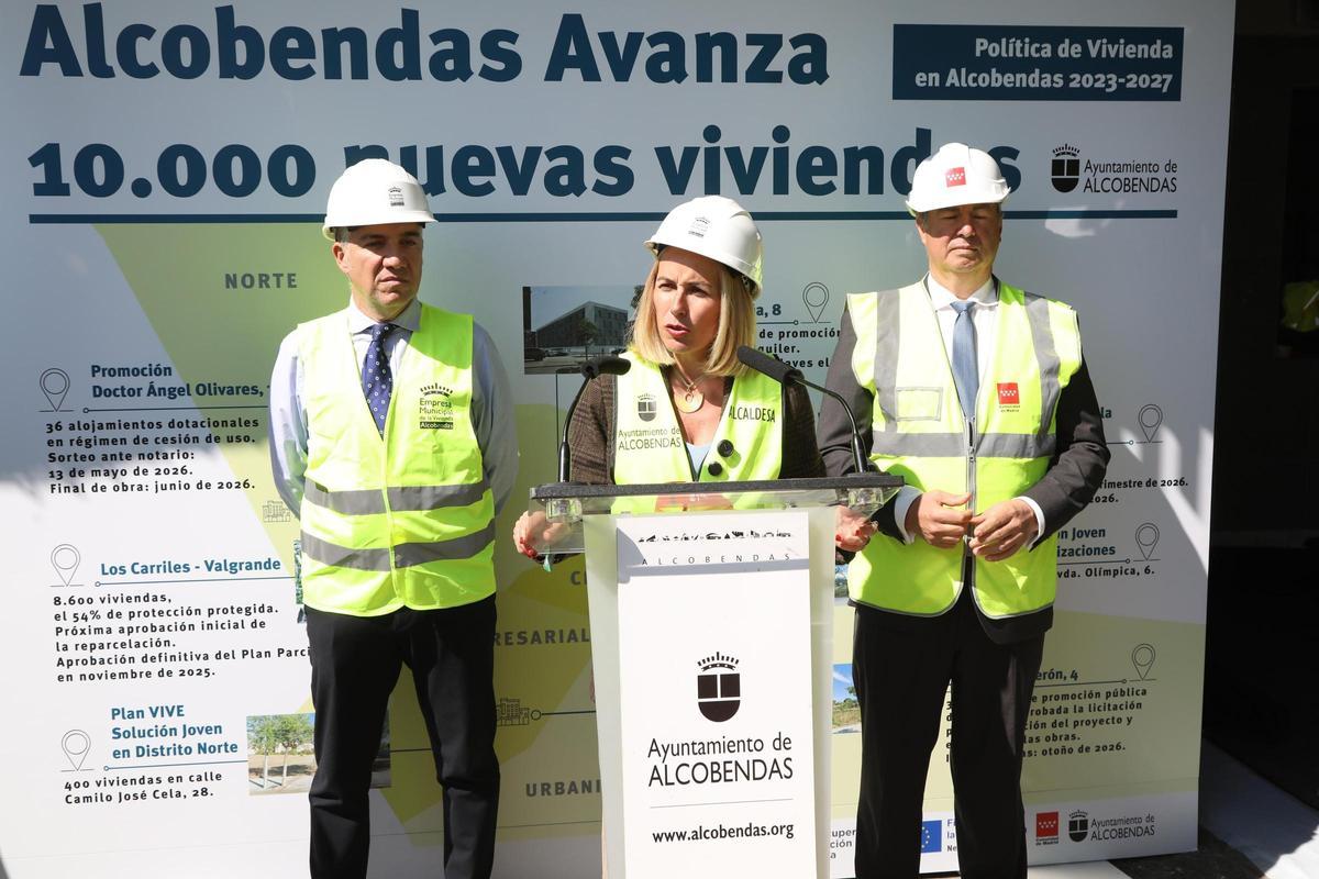 La alcaldesa de Alcobendas, Rocío García Alcántara, presenta el proyecto.