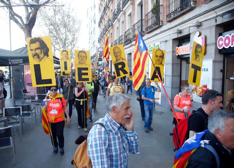 El sobiranisme omple el centre de Madrid