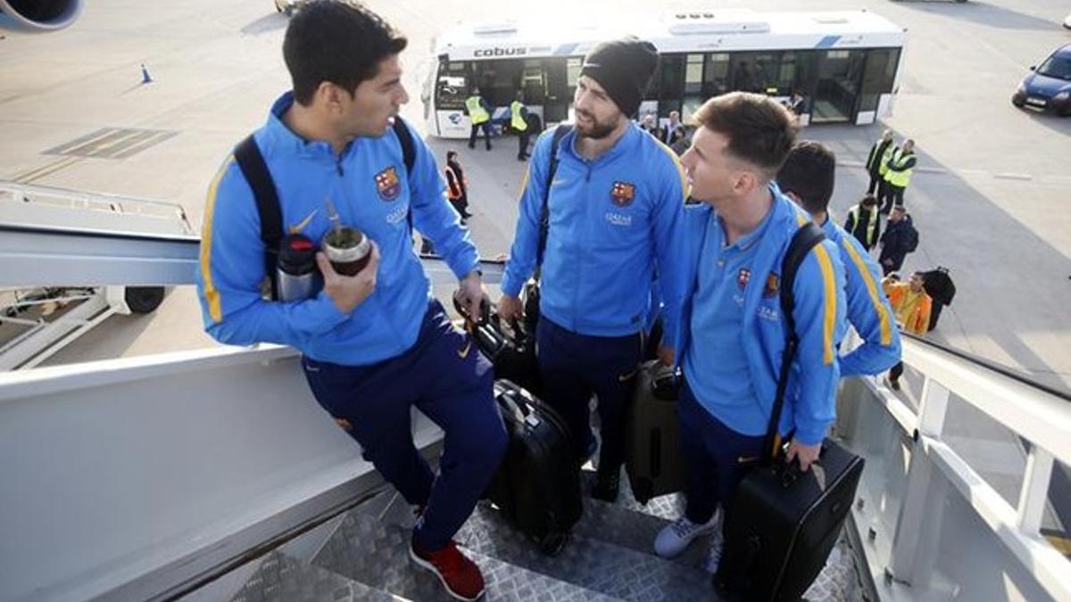 Los jugadores del Barcelona adelantarán su viaje si se confirman las malas previsiones meteorológicas en Asturias