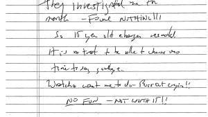 Un juez de Nueva York publica la supuesta nota de suicidio de Epstein