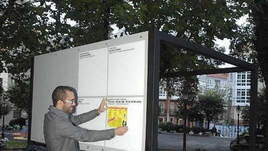 A cidade dos barrios en la plaza de España. / fran martínez