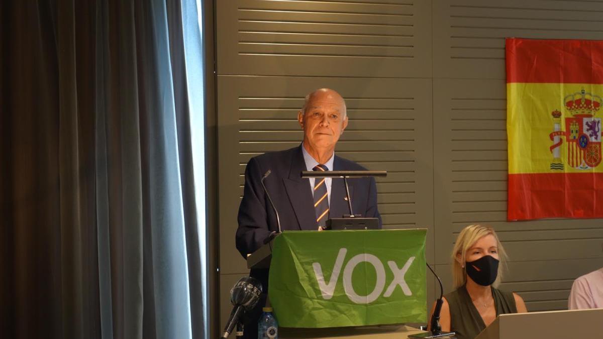 El aspirante a la presidencia provincial de Vox Enrique de Vivero.