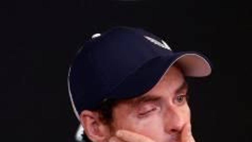 Murray, ayer emocionado.