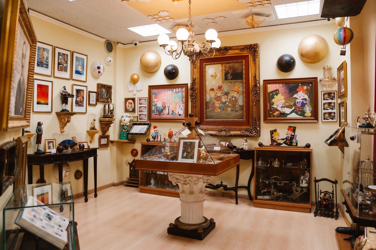 Interior de la casa museo en la calle Arenal en Madrid, donde vive el Raton Pérez.