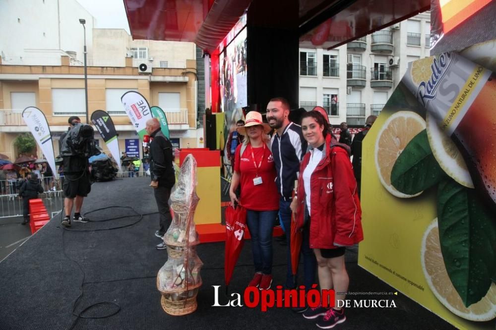 Salida de la Vuelta Ciclista a España desde Lorca