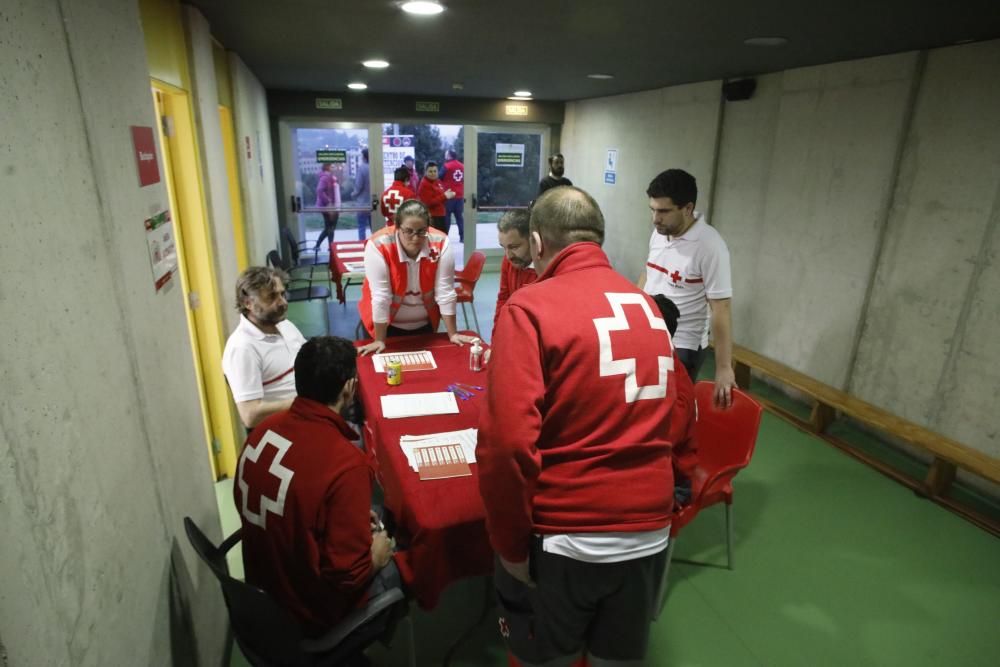 La Tejerona (Gijón) preparado para los "sin techo"