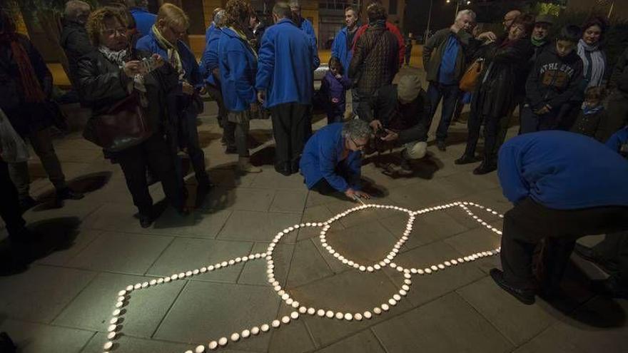 Los antitrasvase aragoneses se suman a las marchas por el Ebro