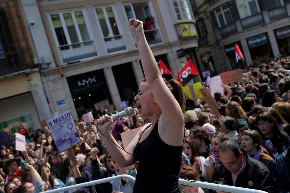 Women protest at nationwide feminist strike on ...