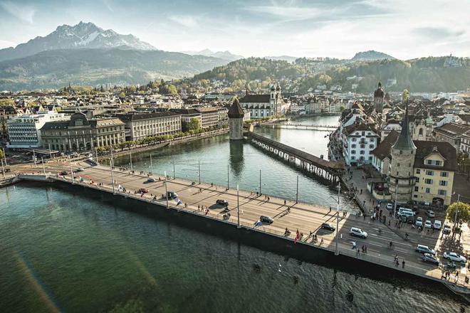 Casco histórico y zona medieval de Lucerna