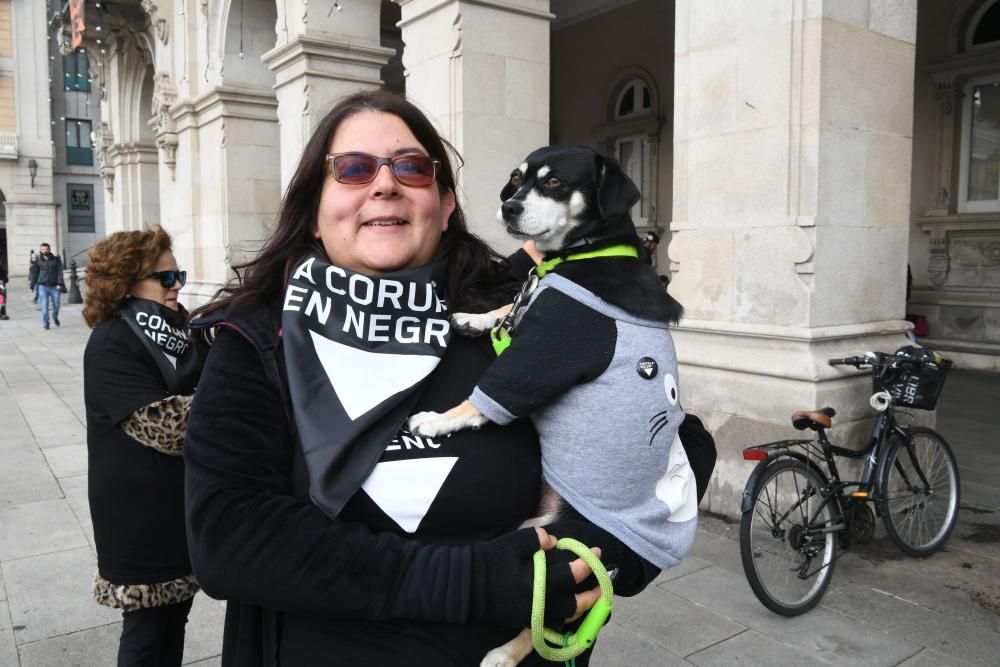 A Coruña clama contra la violencia de género