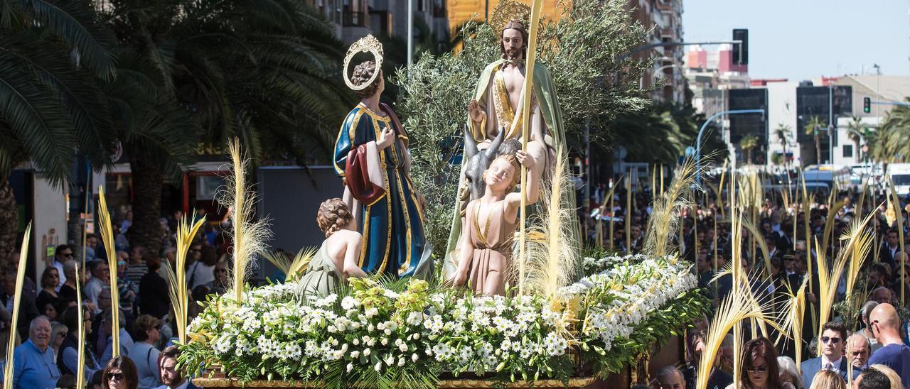 Procesión de Jesús Triunfante en 209, la última vez que salió a la calle antes de la pandemia