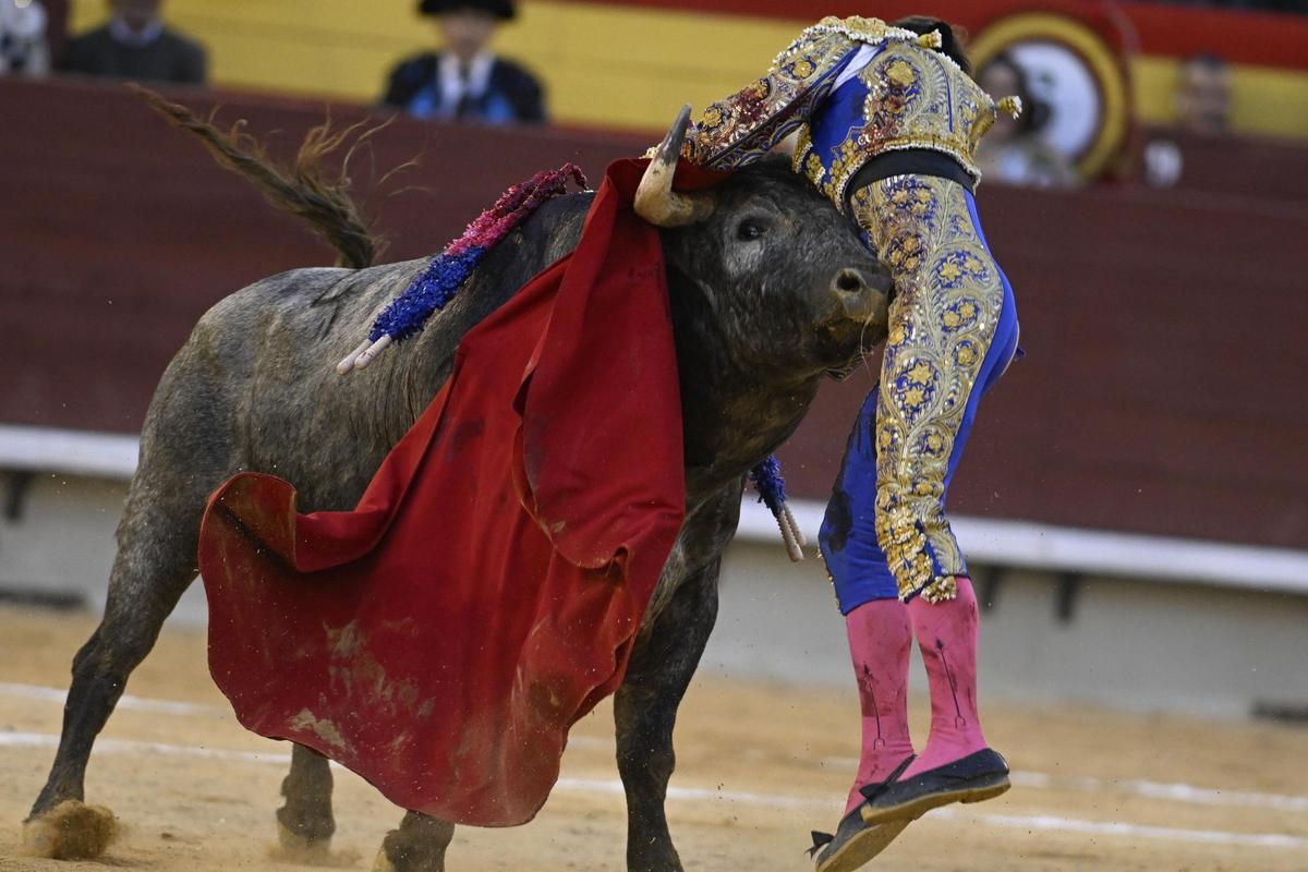 Aarón Palacio, este domingo en Castellón.