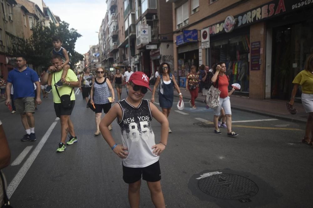 La Fuensanta baja en romería hasta la Catedral