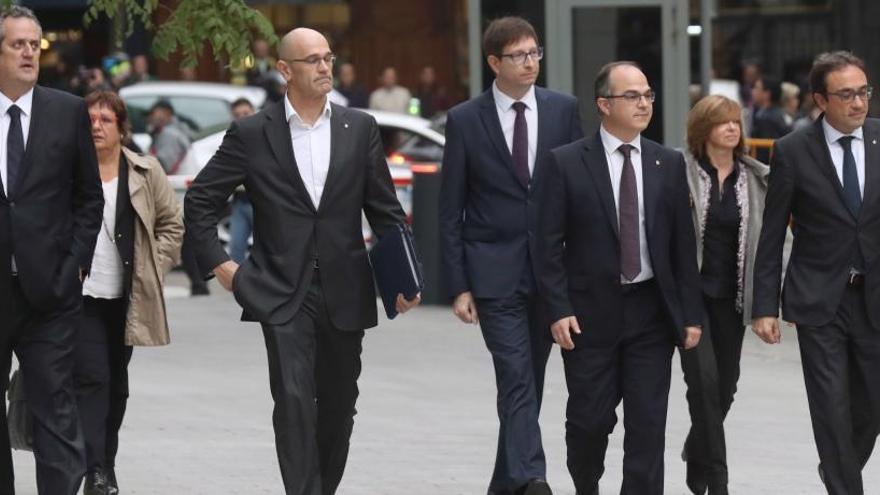 Els membres del govern de Puigdemont actualment a presó.