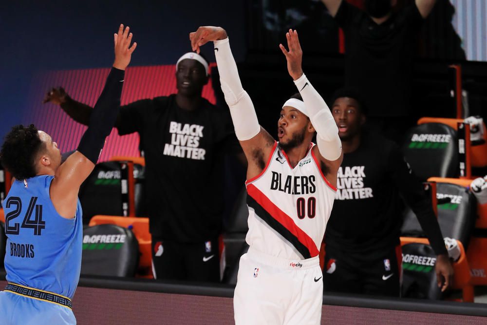 Las mejores imágenes de la segunda jornada del reinicio de la NBA