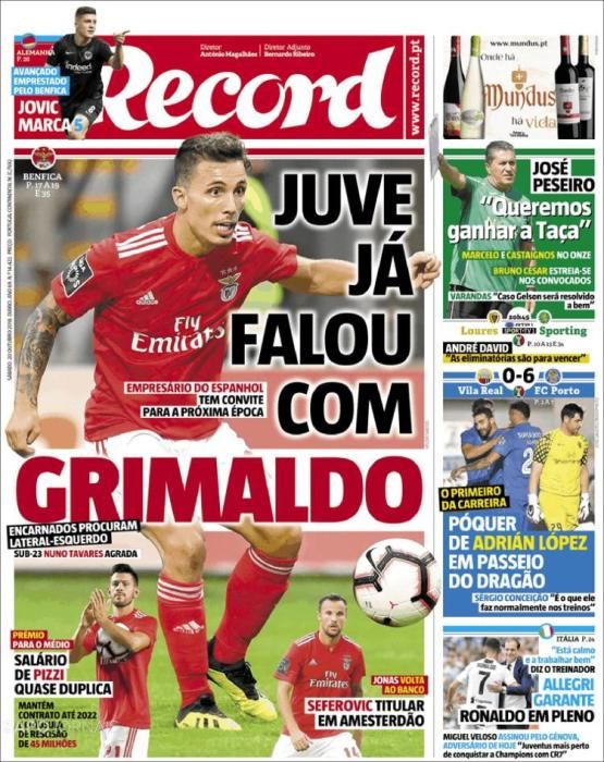 Portadas deportivas del 20-10-2018