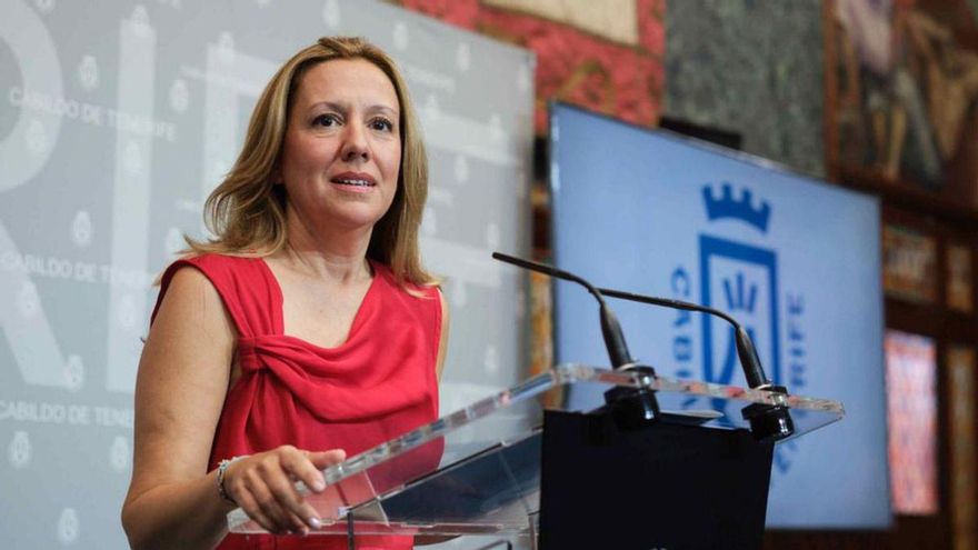 Rosa Dávila, presidenta del Cabildo de Tenerife.