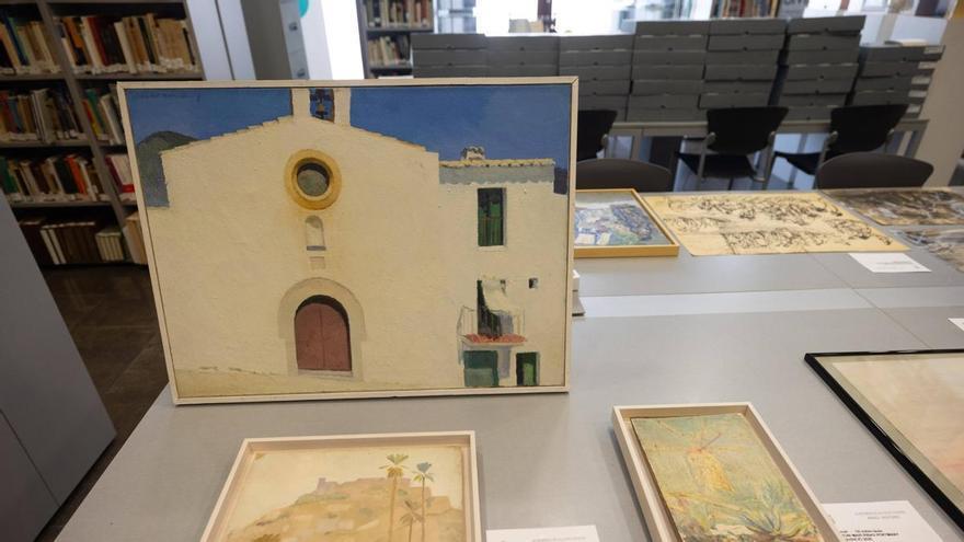 16 nuevas obras para el Arxiu Històric de Ibiza y Formentera: arte que se salva "gracias a que hay gente que deja las piezas donde saben que las cuidarán"