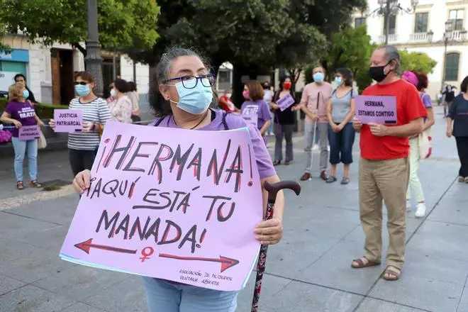 Concentración en Las Tendillas contra la sentencia de "La Manada"
