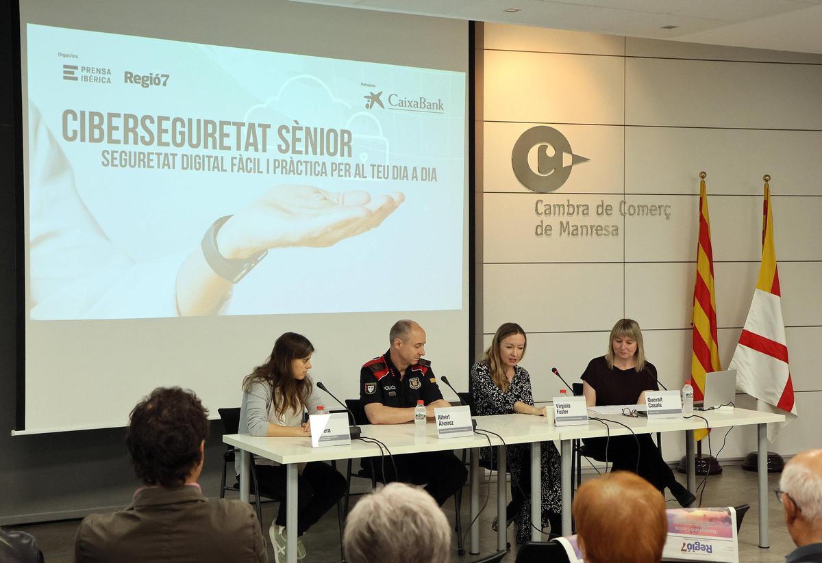 Un moment de la jornada celebrada a la Cambra de Comerç
