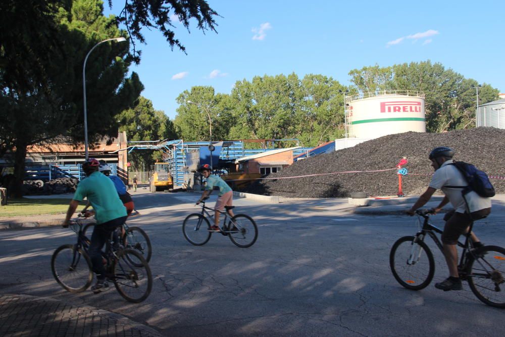 Visita en bicicleta a la Pirelli