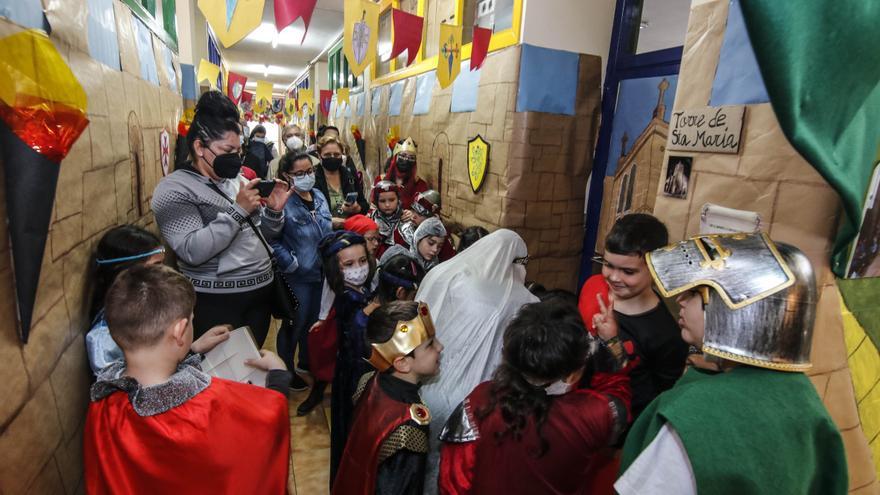 Un colegio dentro de la muralla