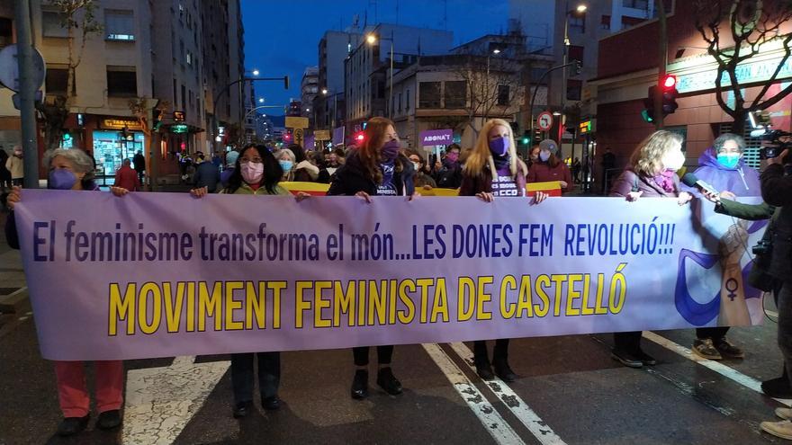 Manifestación por el 8M en Castelló