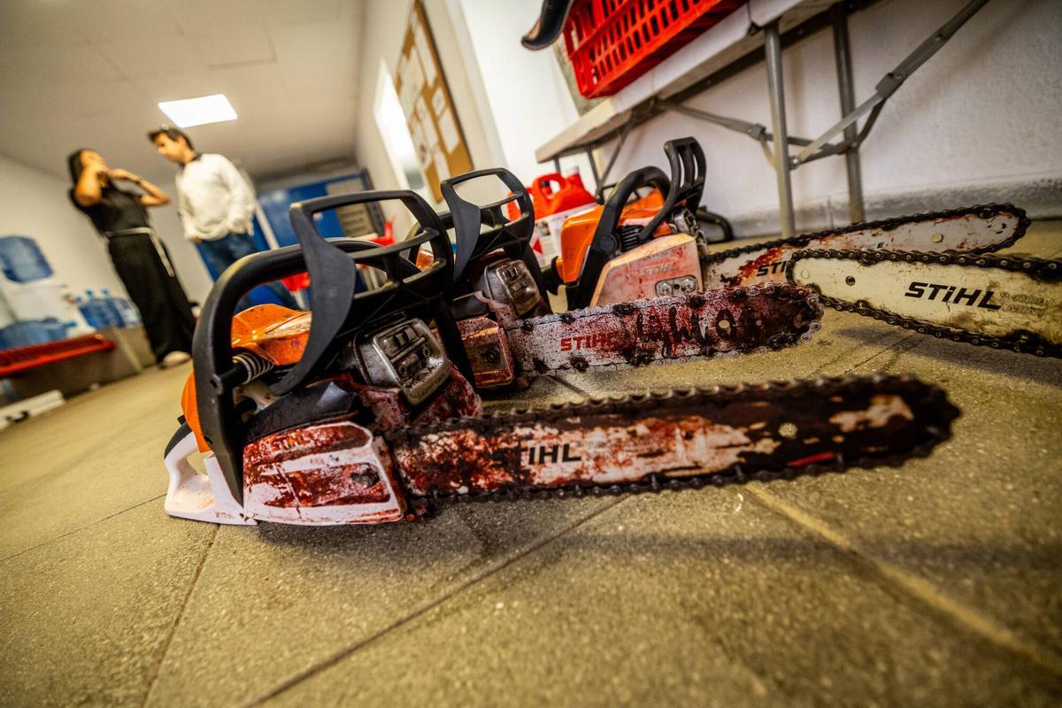 Barcelona 15/10/2025 Barceloneando Donde se crean las pesadillas: David Moreno y Cristina Raya,los creadores de de Horrorland,el mejor parque de terror de Europa. AUTOR JORDI OTIX