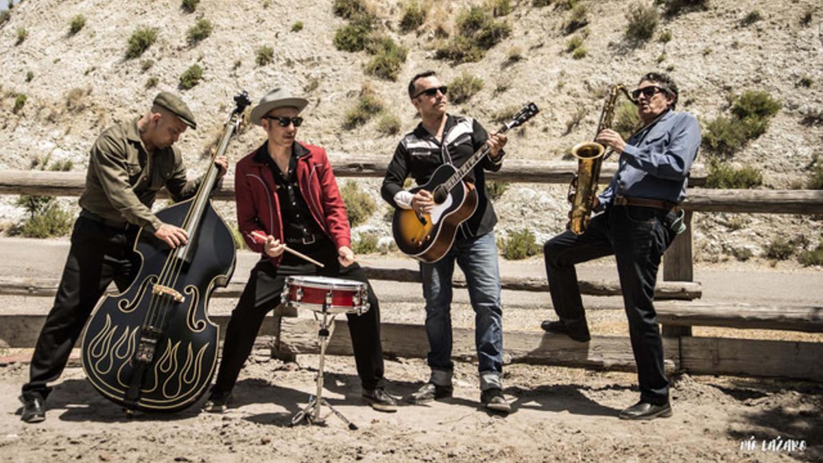 La banda zaragozana Los Coringas.