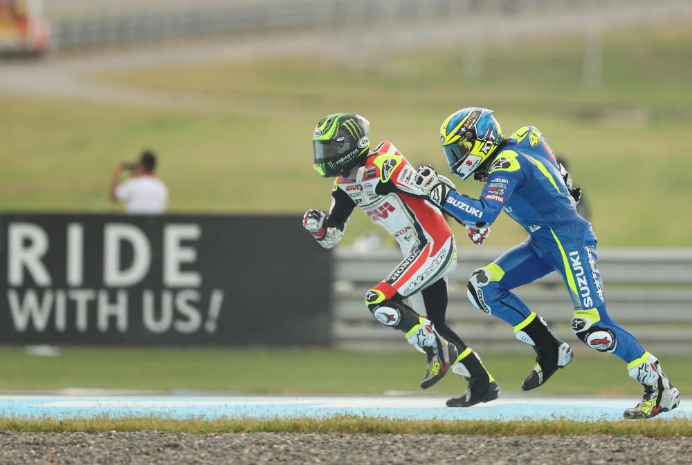 Las caídas del GP de Argentina de MotoGP