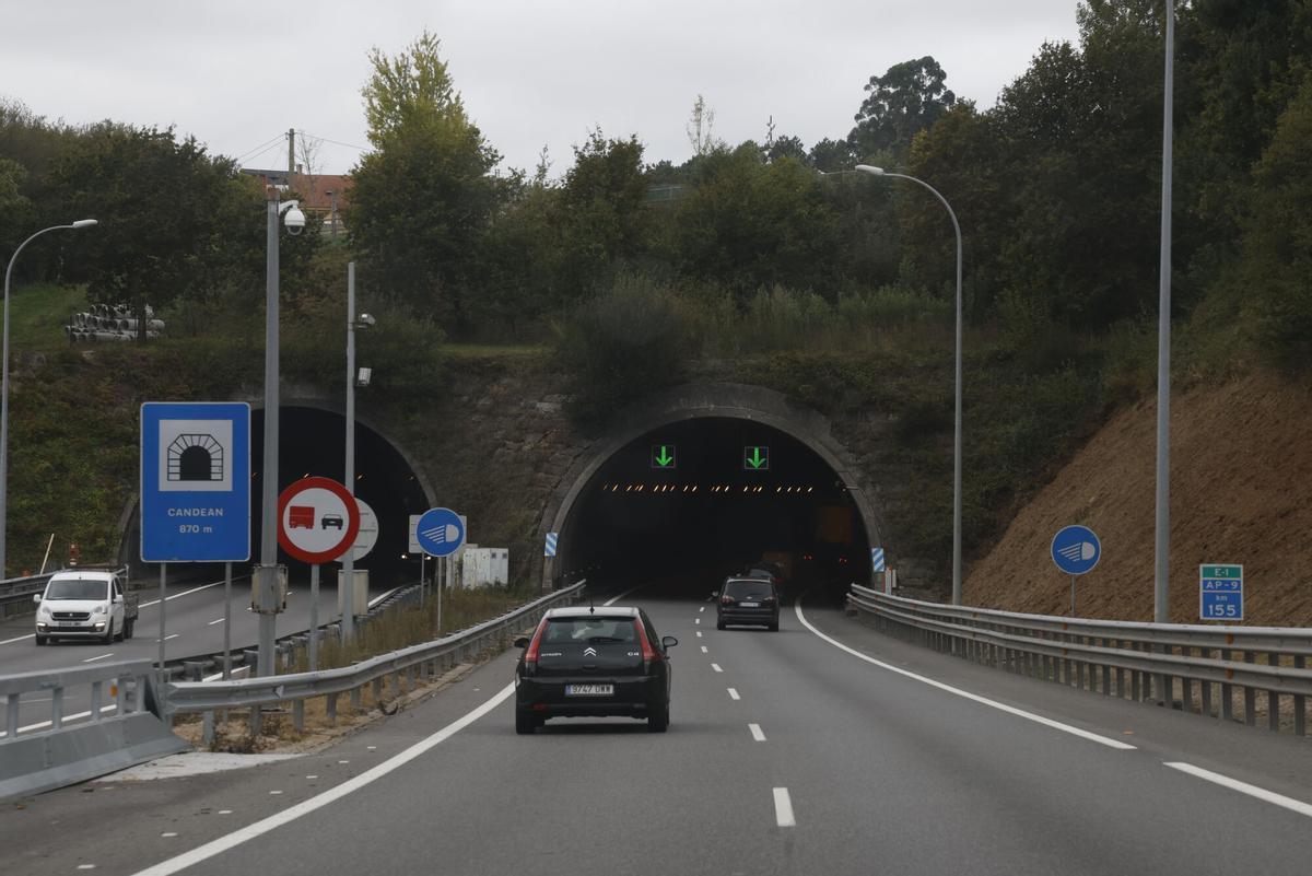 Vista del túnel de Candeán.