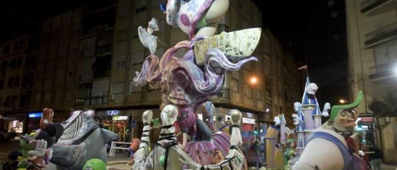 La edila de Fallas de Xàtiva, Lena Baraza.