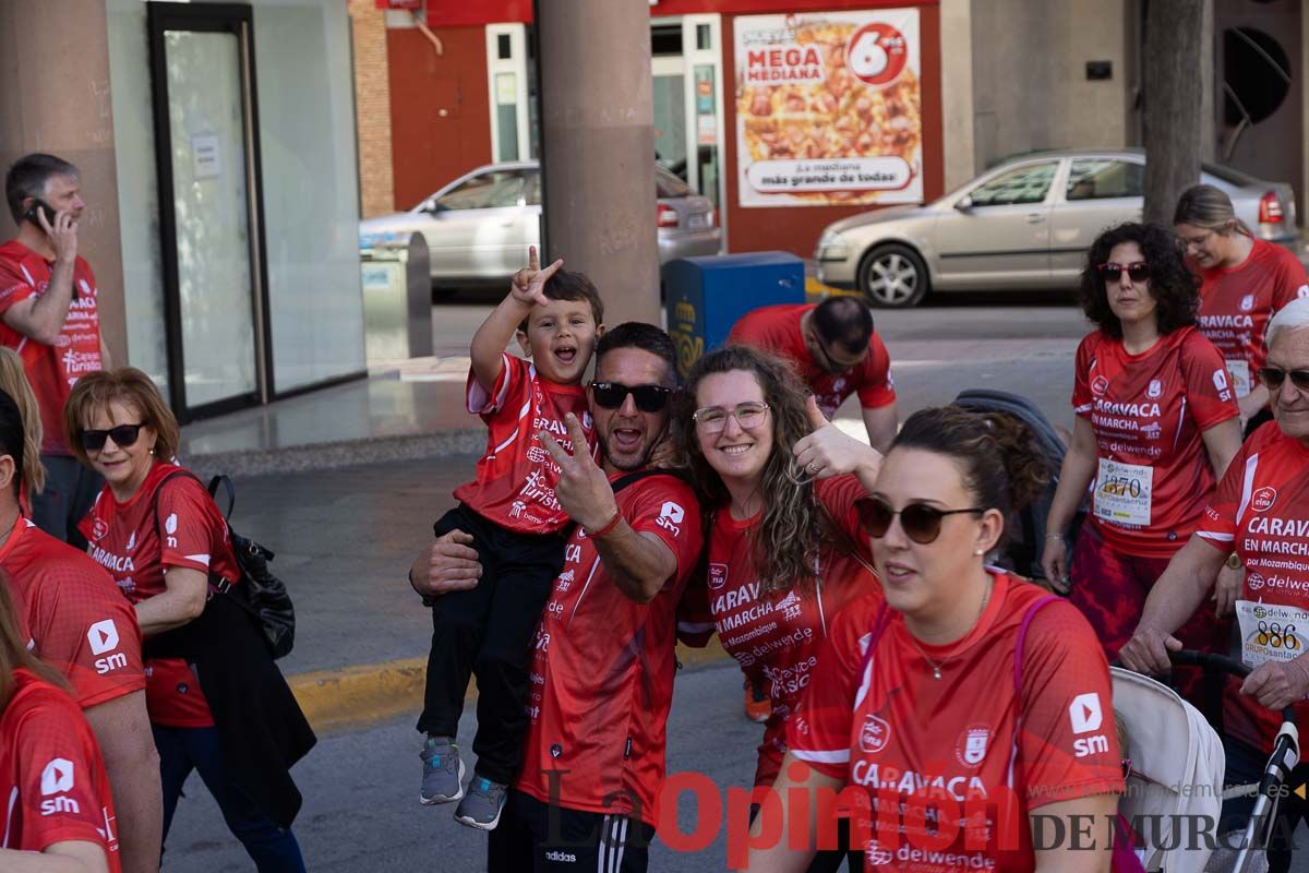 Marcha de la ONG Delwende en Caravaca