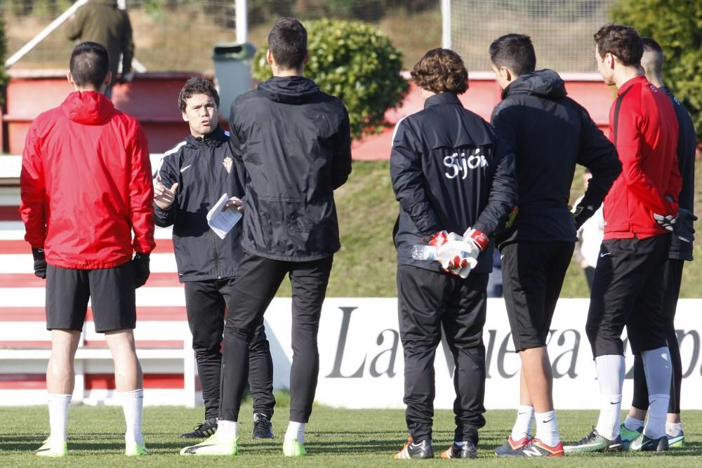 Entrenamiento del Sporting