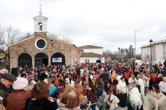 Los vecinos de la ciudad de Cáceres disfrutan de su tradicional romería de San Blas