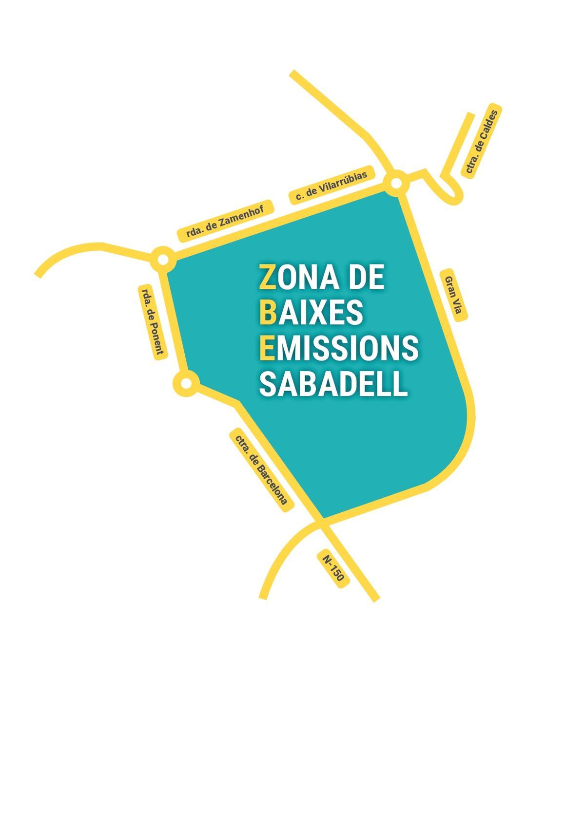 Perímetro de la nueva Zona de Bajas Emisiones.
