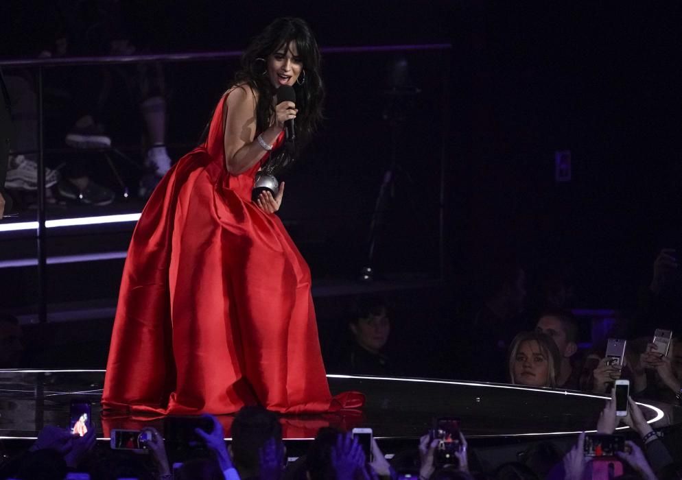 Singer Camila Cabello receives the Best Artist ...