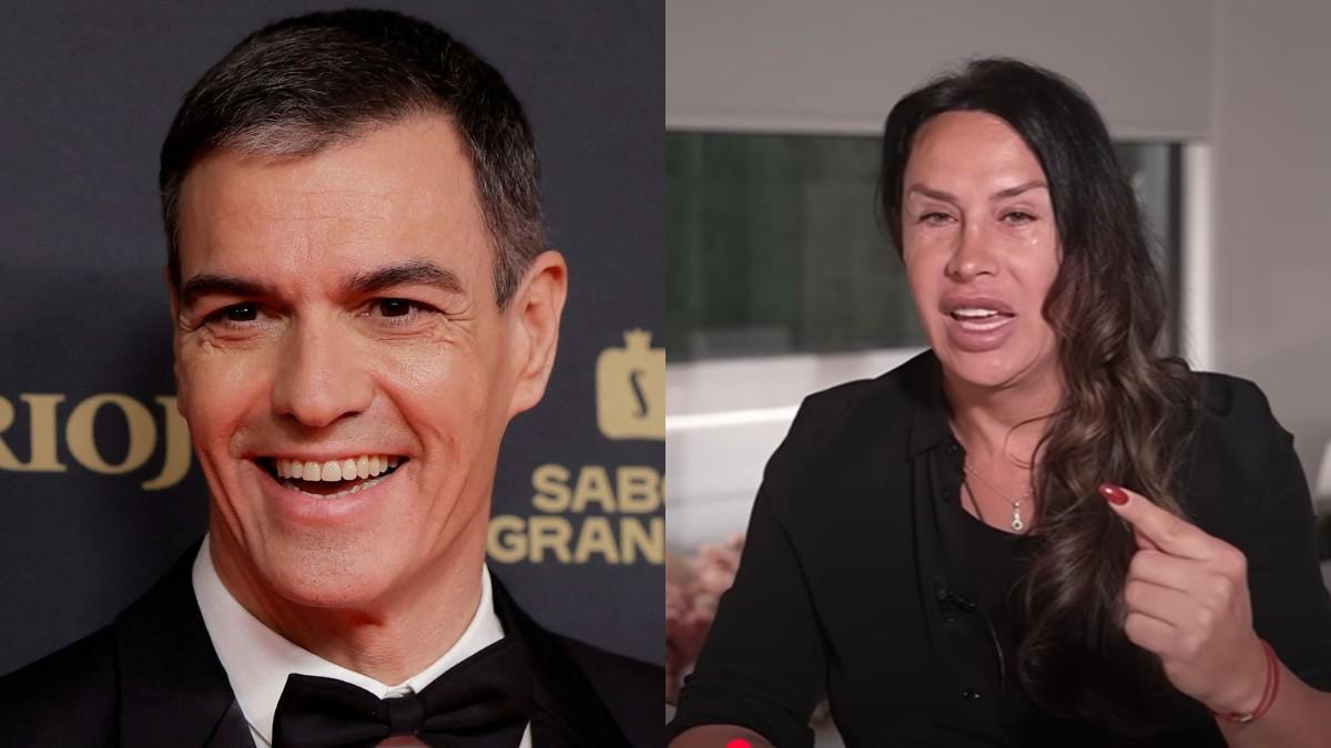 Pedro Sánchez y Karla Sofía Gascón.
