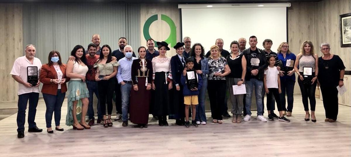 Foto de la entrega de premios de la X Ruta de la Tapa i el Vi.