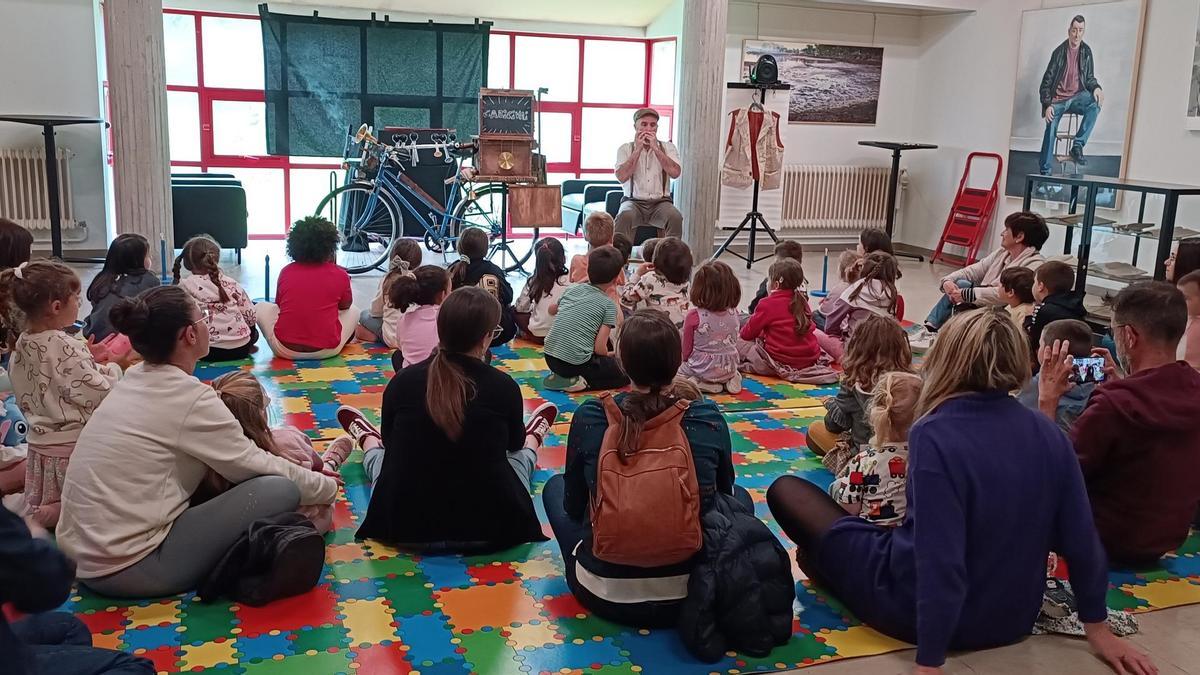 Una actividad reciente en la Biblioteca de O Grove.