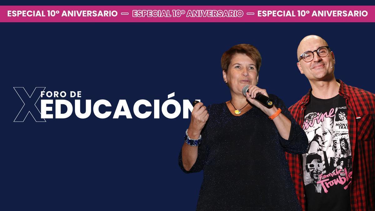 Jesús Guillén y Anna Forés, ponentes en el X Foro de Educación