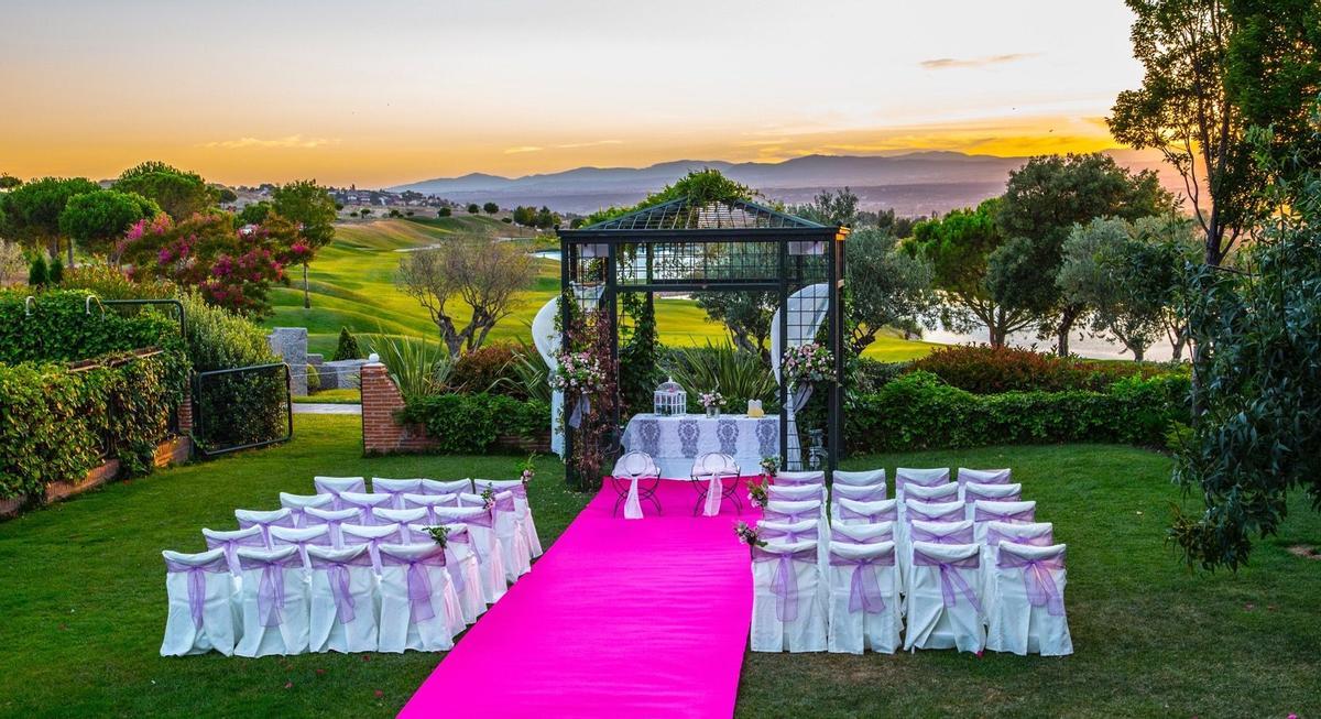 Celebrar la boda y el banquete en el mismo lugar, Club de Golf Suites Retamares