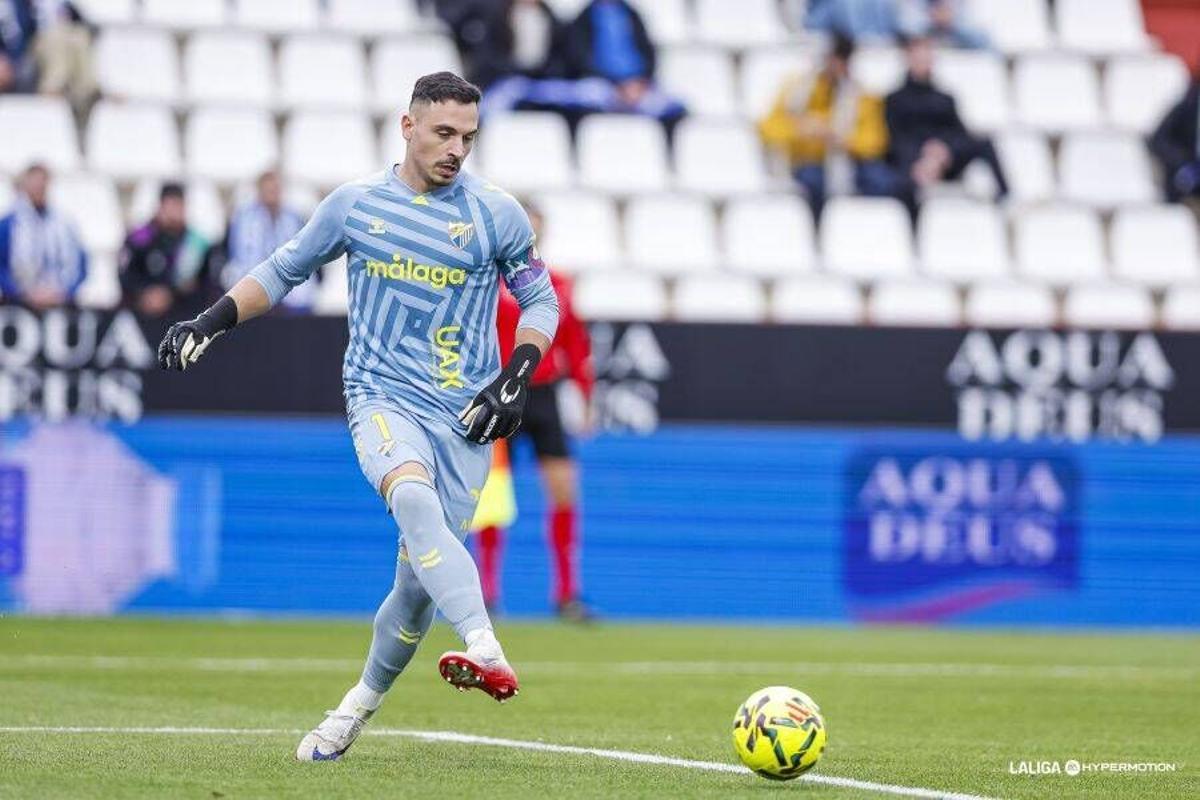 Partido disputado entre el Albacete y el Málaga CF